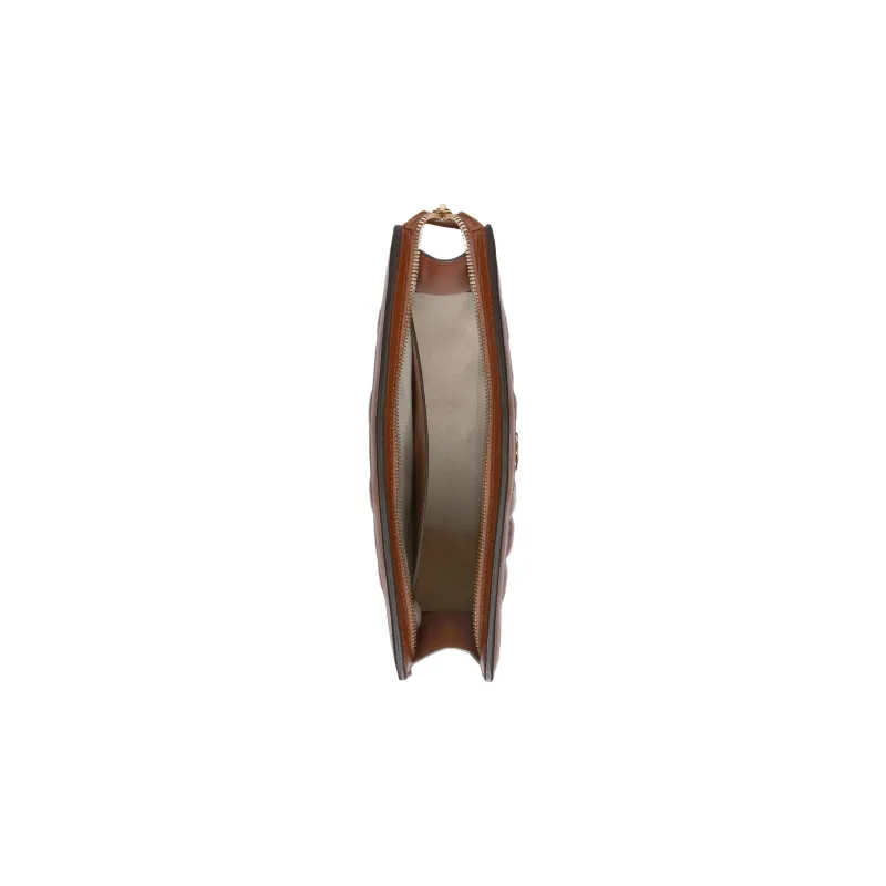 GUCCI GG Matelassé Leather Toiletry Bags Clutches Clutch Small Size Unisex Brown-5