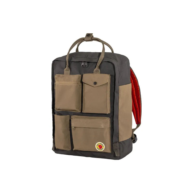 Fjallraven Kanken Vinylon Backpack Regular Unisex Gray Brown-1