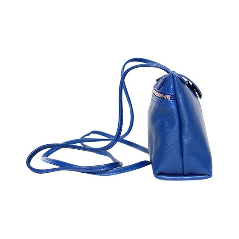LONGCHAMP Le Pliage Cuir Lambskin Messenger Bag Shoulder Bag Crossbody Bag Regular Women's Blue-2