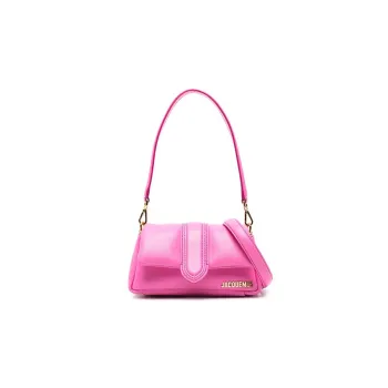 Jacquemus Lambskin Handbag Shoulder Bag Women's Fuchsia