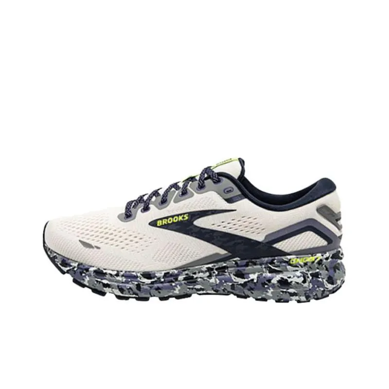 Brooks Ghost 15 Running Shoes Men Low Top White-0