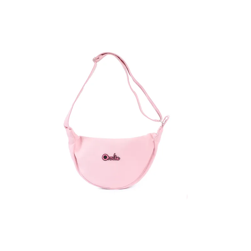 OTA Canvas Canvas Bag Shoulder Bag Dumpling Bag Commute Bag Crossbody Bag Small Size Unisex Red Black-41