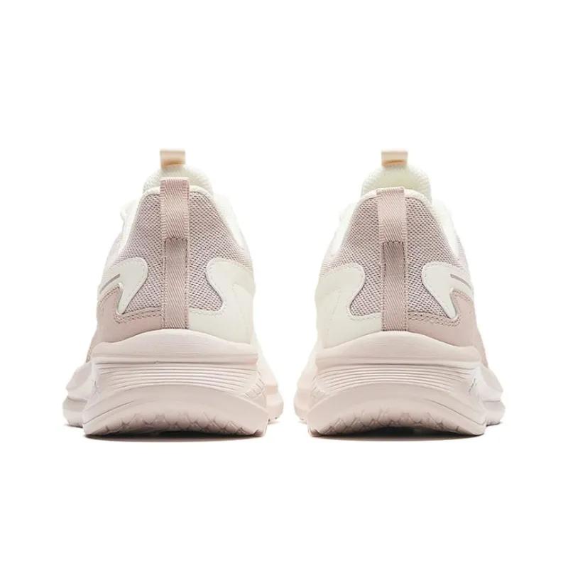 Anta Anti-Slip Wear-Resistant Low-Top Running Shoes Women's Ivory White/Lotus Grey-3