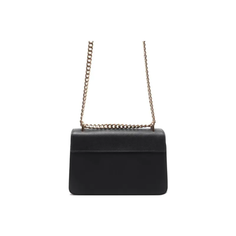 PRADA Cow Leather Shoulder Bag, Crossbody Bag Regular Women's Black-2