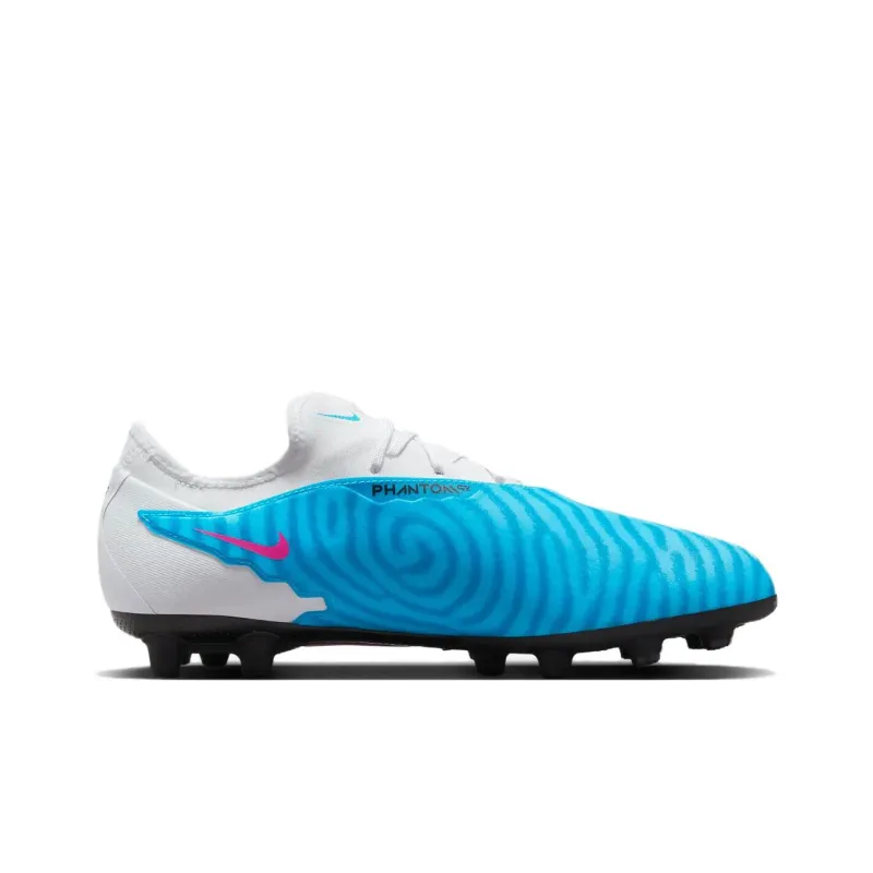 Nike Phantom GX HG Rubber Short Studs Slip Resistant Soccer Shoes Men's Blue White-1