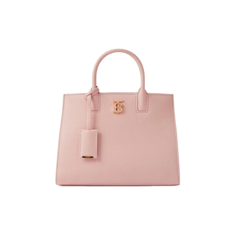 Burberry Calfskin Tote Bag Shopping Bag Handbag Mini Women's Dark Pink-0