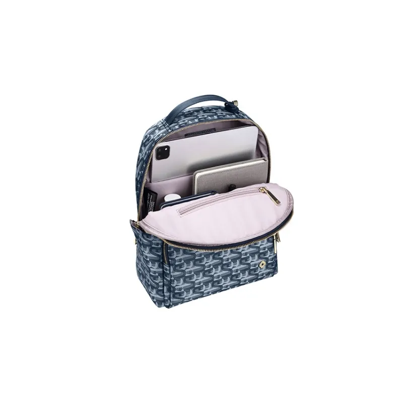 SAMSONITE Fabric Laptop Backpack Regular Women's Blue Print-4