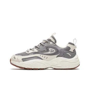 Anta Starlight Cushioning Wear Resistant Low Top Chunky Sneakers Women's Gray