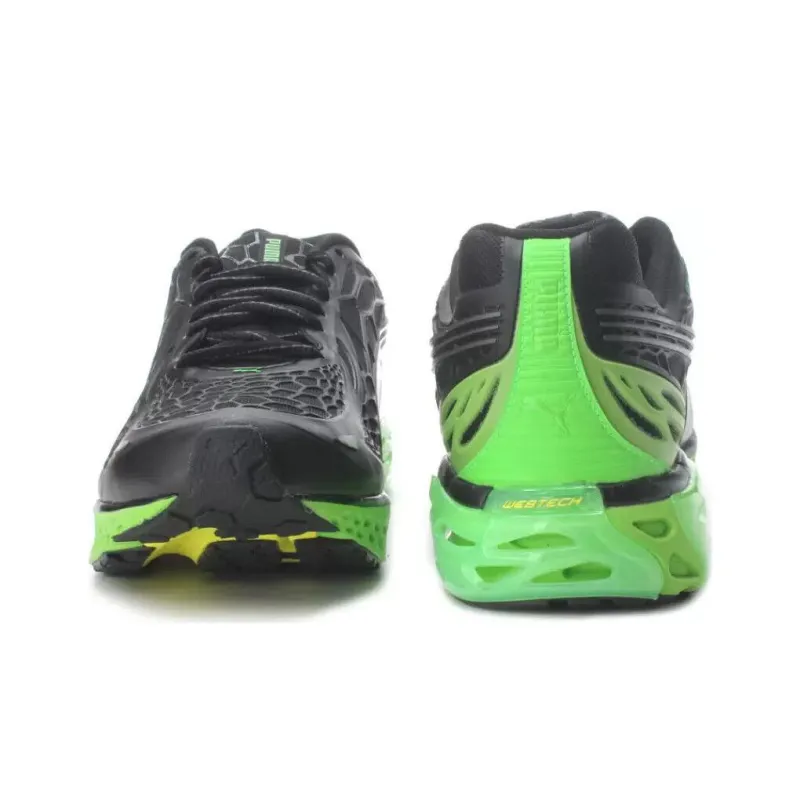 PUMA Bioweb Elite Black PUMA Silver Fluo Yello-3