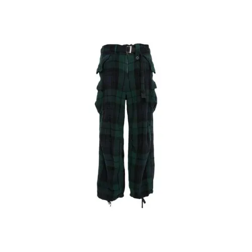 Sacai Casual Pants Men Green