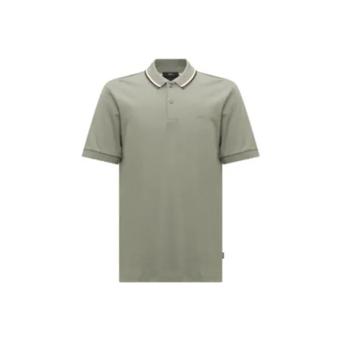 HUGO BOSS Polo Shirts Men Green