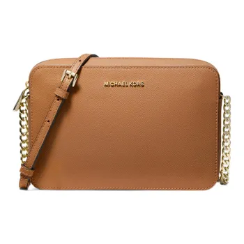 MICHAEL KORS Split Cow Leather Shoulder Bag, Crossbody Bag Large Size Women's Brown