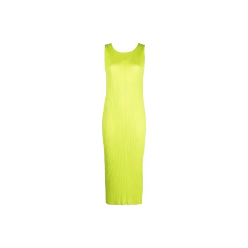 PLEATS PLEASE ISSEY MIYAKE Casual Long Skirts Women's Lime Green