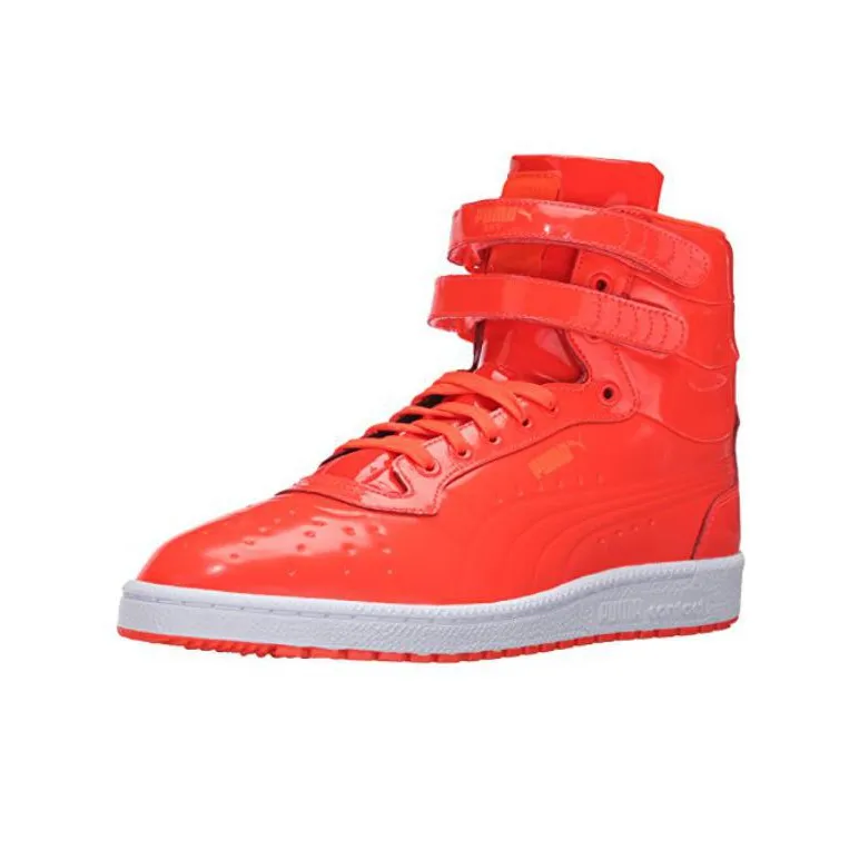 PUMA Sky Ii Hi Patent Emboss Red Blast-2
