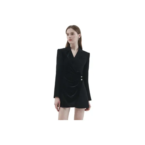 Caroline Long-Sleeved Dresses Women's Black