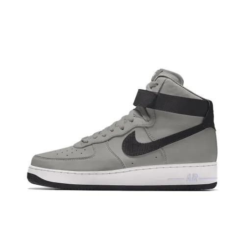 Nike Air Force 1 Skateboard Shoes Women's High-Top Gray