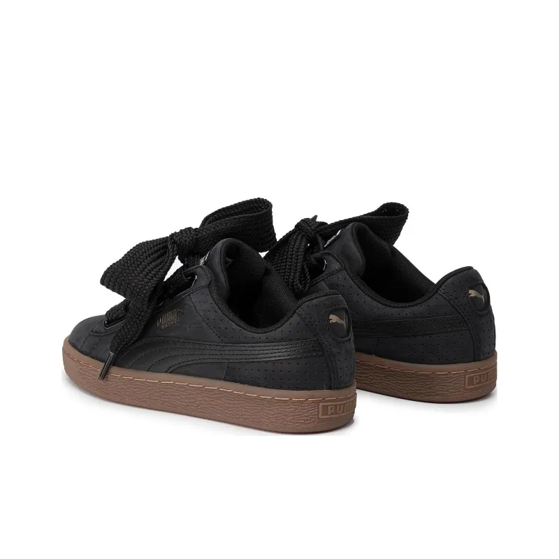 PUMA Basket Heart Perf Black Gum Women's-2