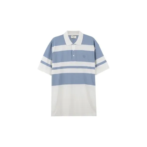 BALLY Polo Shirts Men Blue