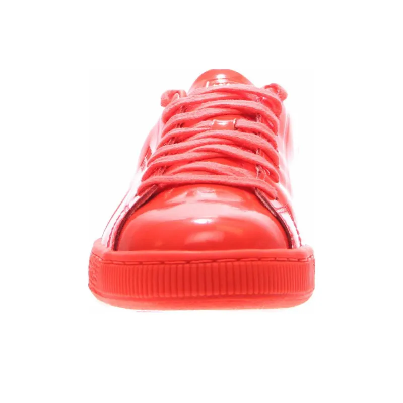 PUMA Basket Classic Patent Emboss Red Blast-4