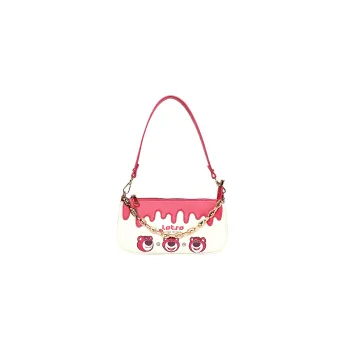 MESUCA PU Shoulder Bag Women's Rose Red