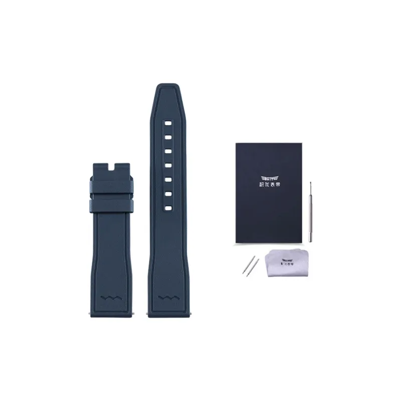 JEAYOU Compatibility Omega, IWC, Tudor, Breitling, Casio, Longines, Rolex, Tissot, MIDO Watch Band Rubber Material-4