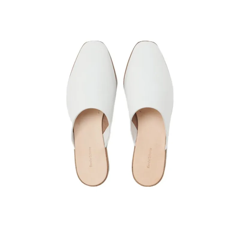 Hender Scheme Foot Cast Wrap-toe Slippers Men's White-3