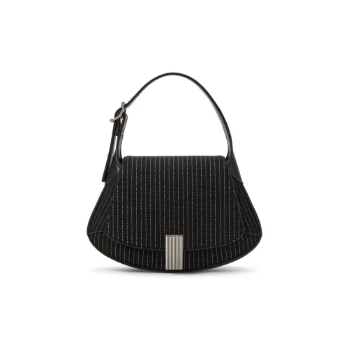CHARLES&KEITH PU legion Bag, Crossbody Bag, Shoulder Bag Medium Size Women's DARK GREY/Dark Gray/Chalk White