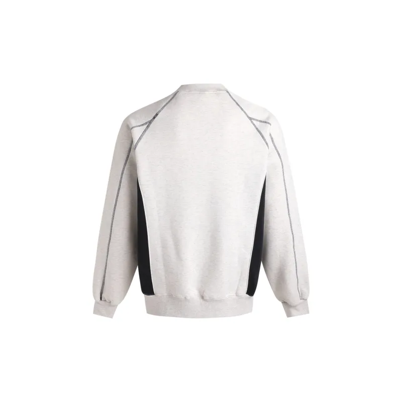 POPWAVE Sweatshirts Women's Oat Preppy Style Stripes Fleece Lined Hoodies & Sweatshirts-1