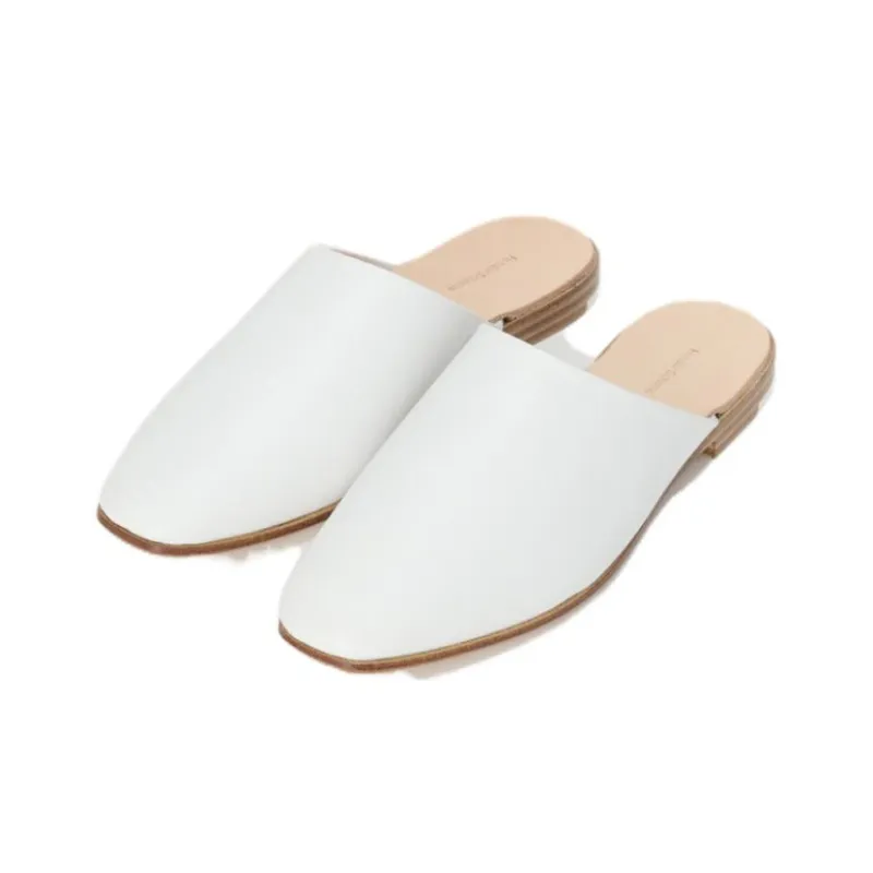 Hender Scheme Foot Cast Wrap-toe Slippers Men's White-2