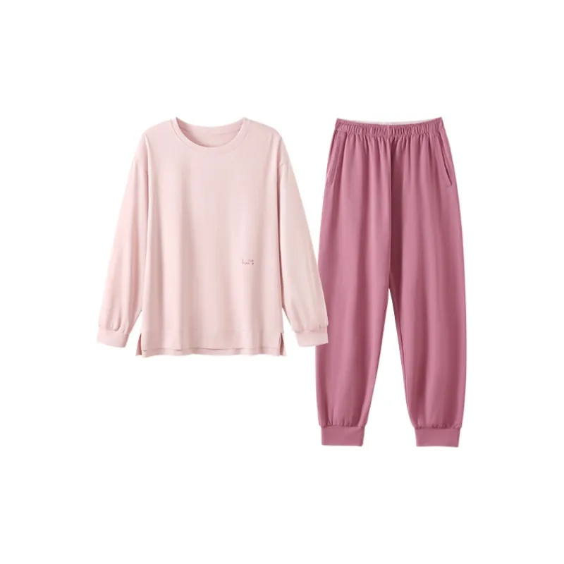 JINGYUN Deep Pajama 60 Pajama Set Women's Cherry Blossom Pink-0