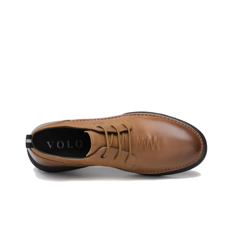 VOLO Dress Shoes Men Low Top Black/Brown/Earth Yellow-12