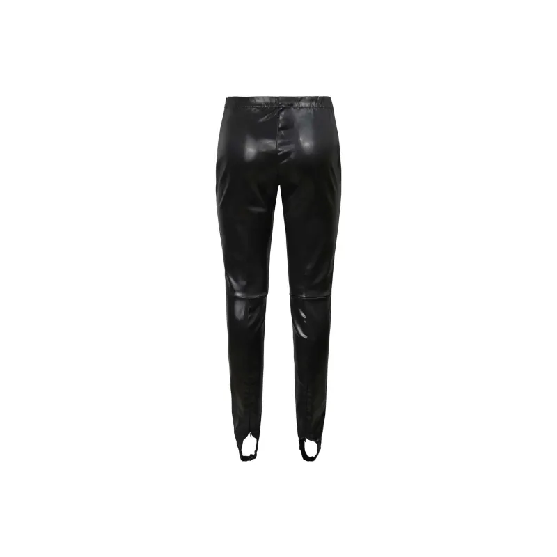 DSQUARED 2 Faux Leather Ankle Cuff Leggings-1