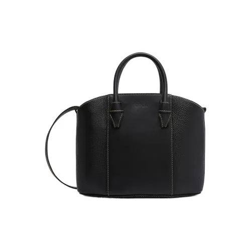 Furla Miastella Calfskin Tote Bag, Shopping Bag, Handbag Tubas Women's Black