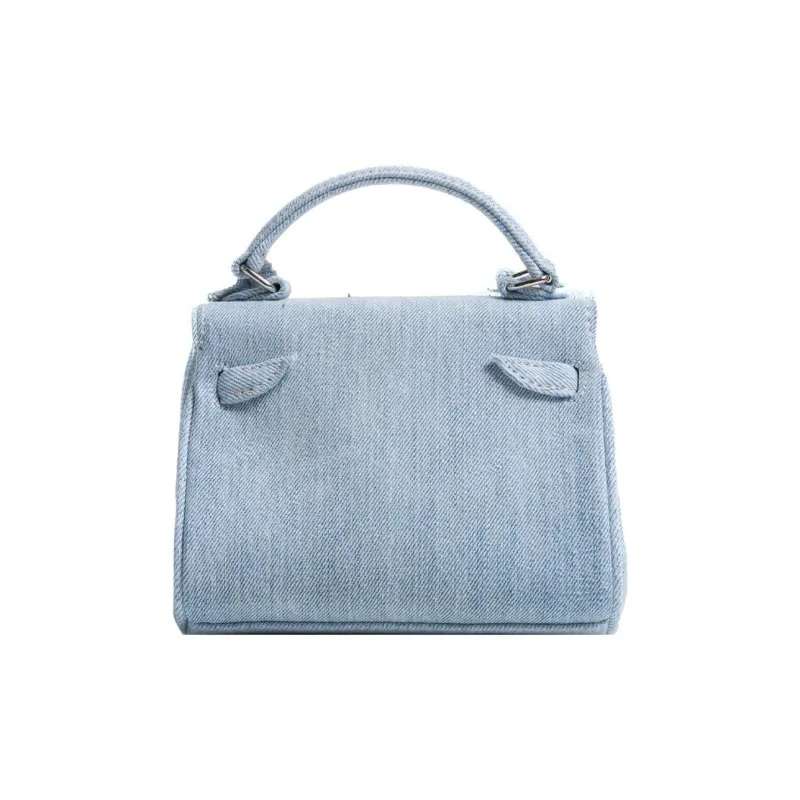 READYMADE Appliqué-detail Denim Shoulder Bag-1
