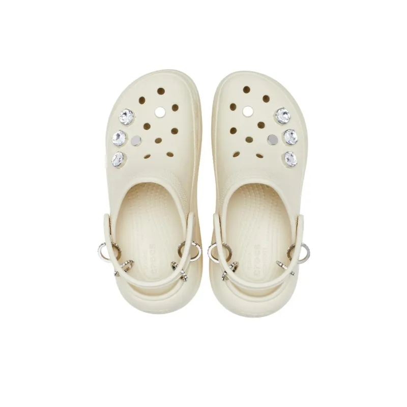 Crocs Classic Crush Punk Clogs 'Bone'-4