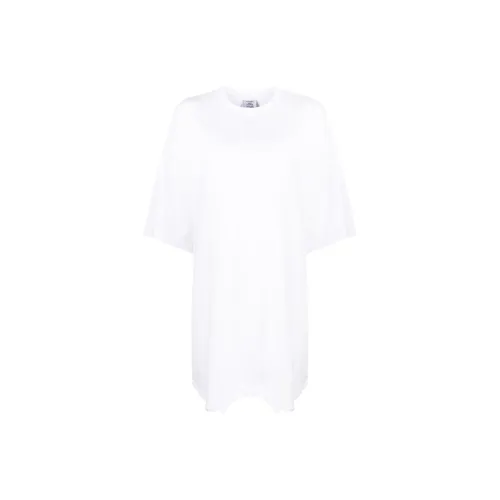 Vetements Asymmetric-hem Short-sleeve T-shirt