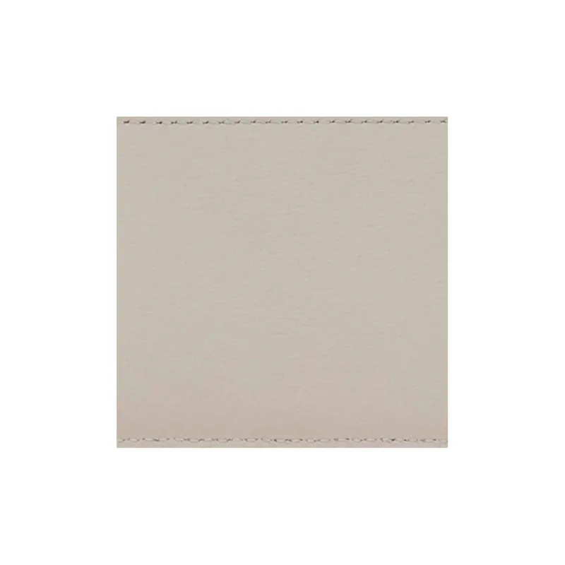 SAINT LAURENT Cow Leather Card Clip Card Holder Women's Vintage White-4