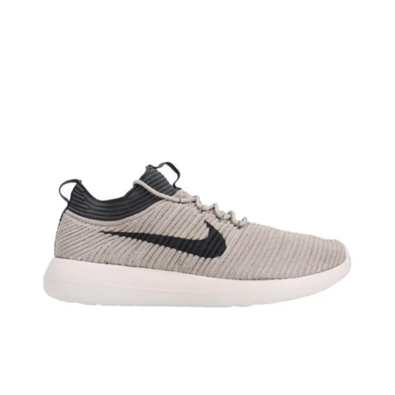 Nike Roshe Two Slip-Resistant Low-Top Running Shoes Women's White Gray-1