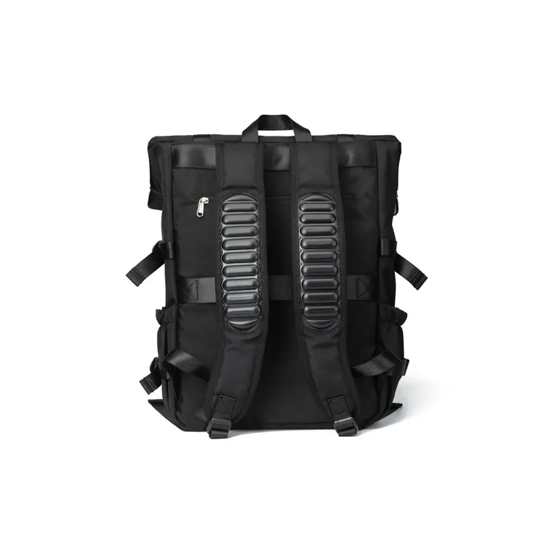 LOVERPUSS Polyester Backpack Regular Unisex Cool Black Dazzle Black-3