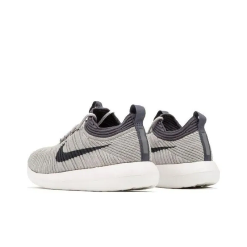Nike Roshe Two Slip-Resistant Low-Top Running Shoes Women's White Gray-3