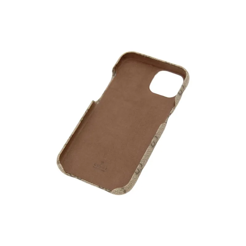 GUCCI Ophidia Canvas IPhone 13 Case Bag Accessory Women's Beige-3