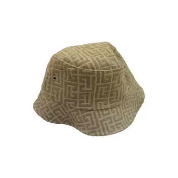 BALMAIN Fabric Bucket Hats Men's Beige