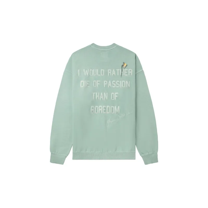 MUSIUM DIV Logo embroidered Cotton Sweatshirt-1