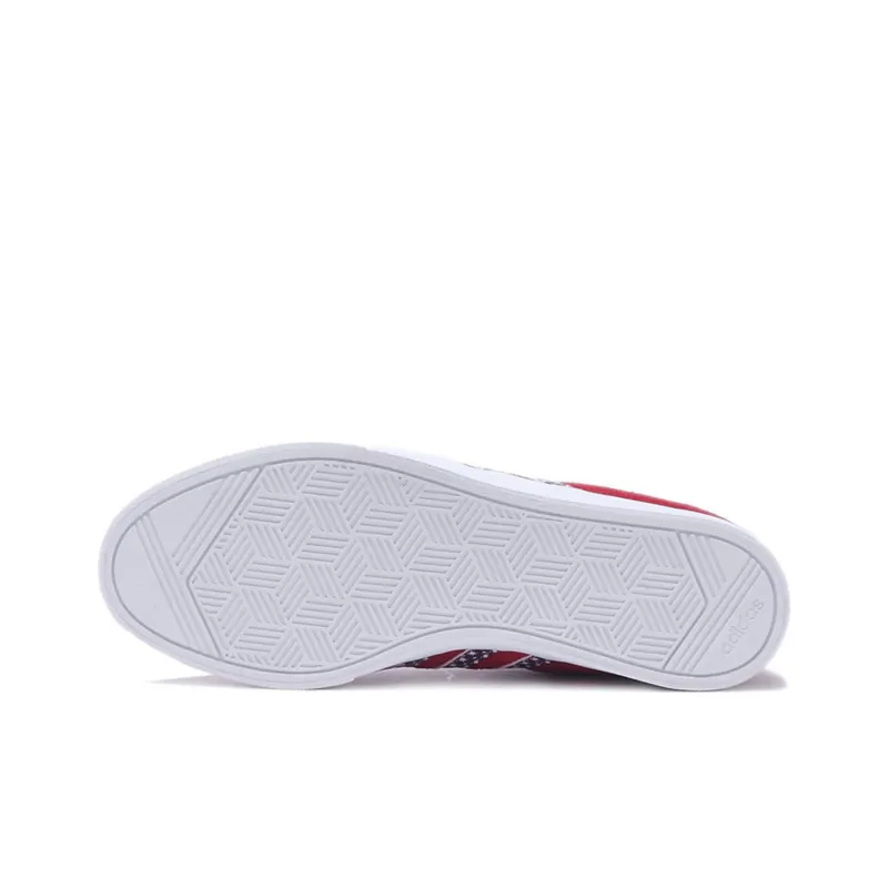 Adidas Courtset Cushioned Wear-Resistant Slip-Resistant Low-Top Tennis Shoes Women's Red White-5