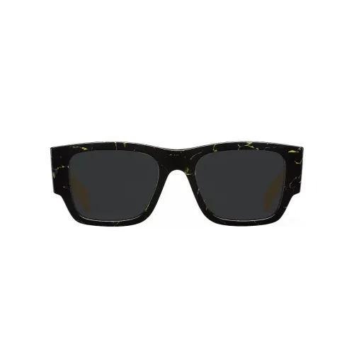 PRADA Acetate Square Sunglasses Men's Tortoiseshell