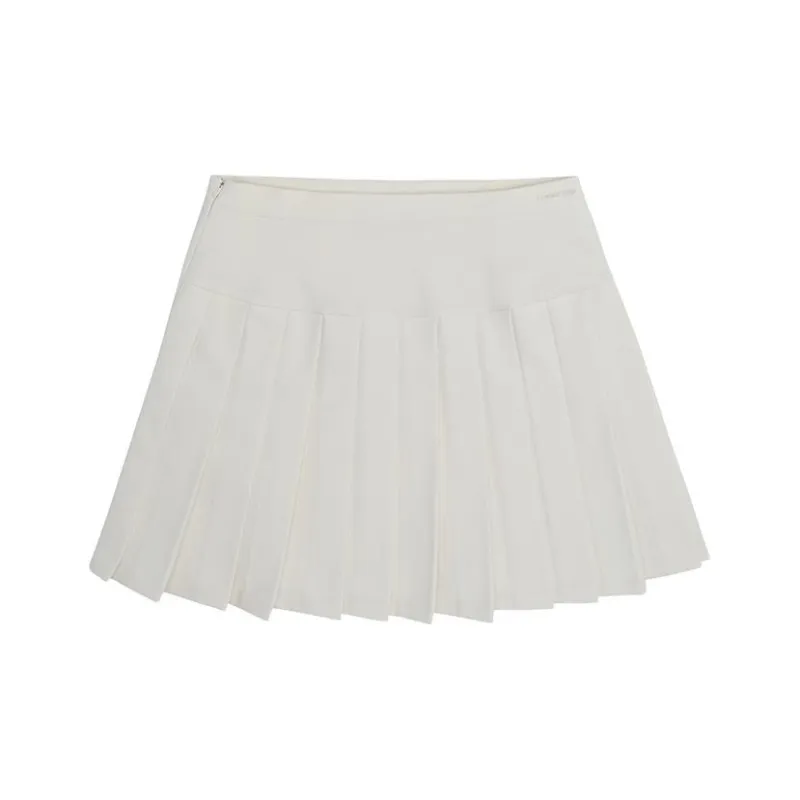 LI NING 1990 Classic Collection Casual Short Skirts Women's Light Antique Yellow-1