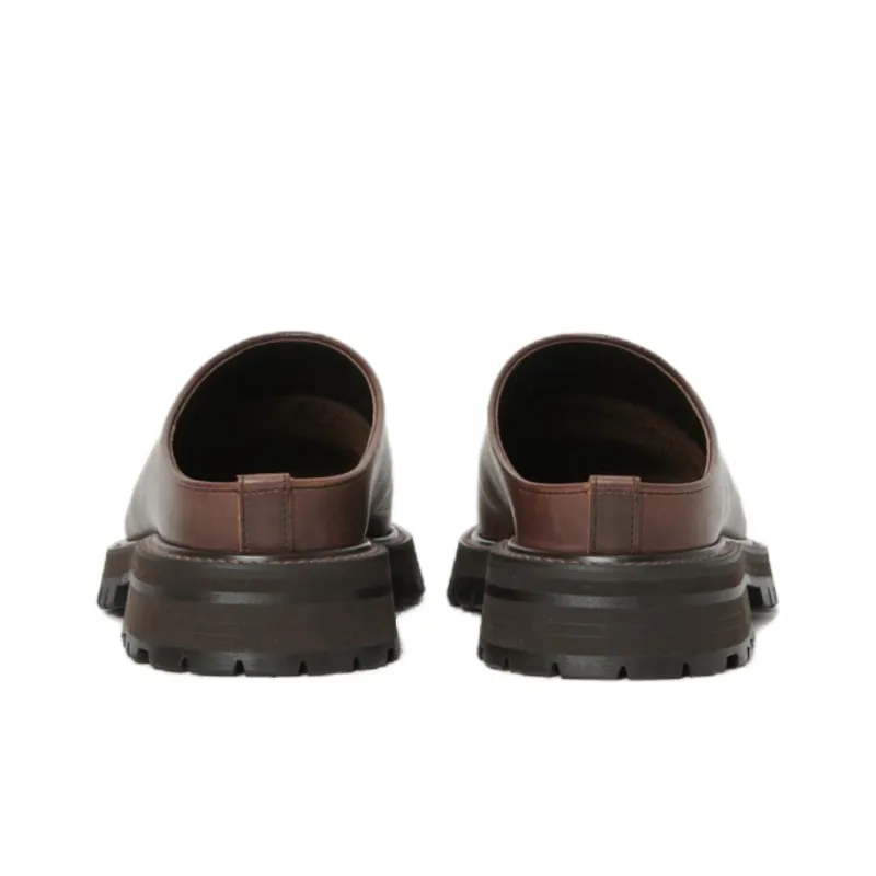 Hender Scheme Commando Wrap-toe Slippers Men's Brown-3