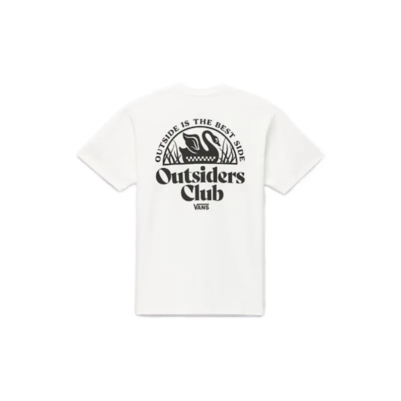 Vans OUTSIDERS CLUB T-Shirts Unisex White-1