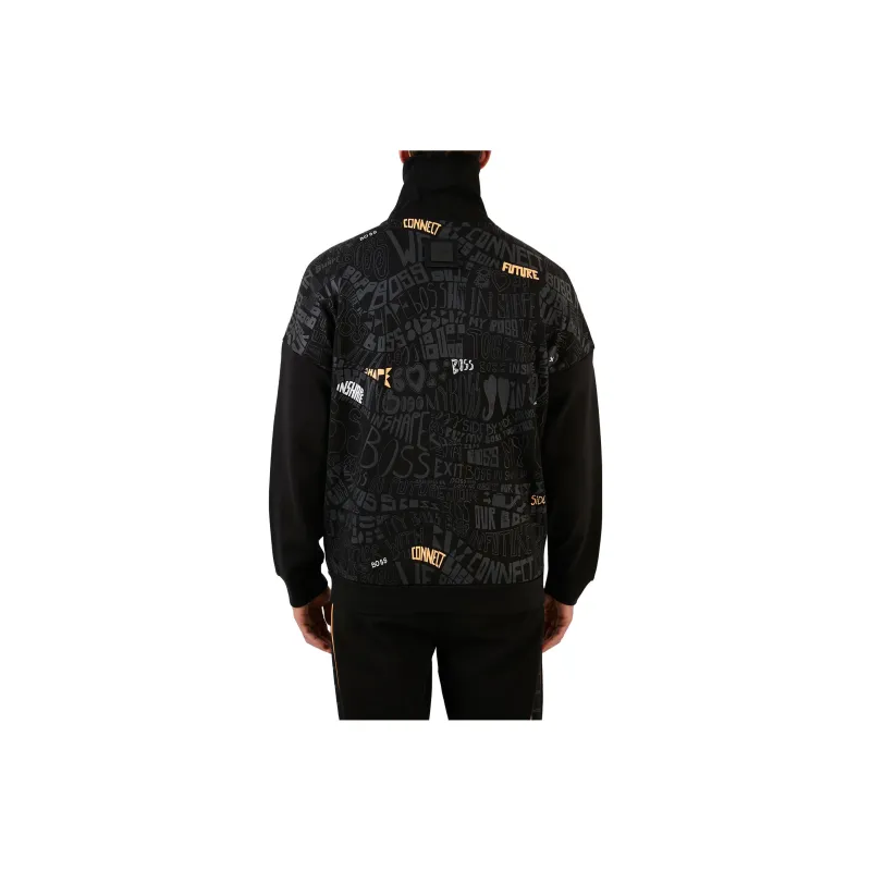 HUGO BOSS Patch Embellished Relaxed Fit Sweatshirt-1