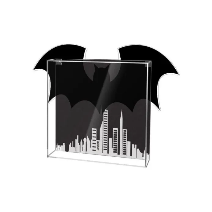 KGBOX Batman Vs Joker Batwing Acrylic Dust Resistant Building Blocks Display Case Dust Cover Model Accessories-0